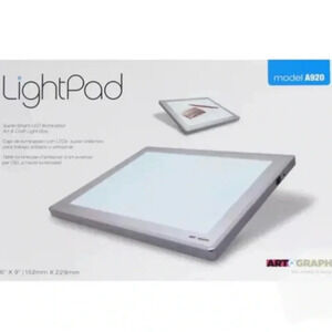 Artograph LightPad 920 LX - 9" x 6" Thin, Dimmable LED Light Box Tracing Drawing